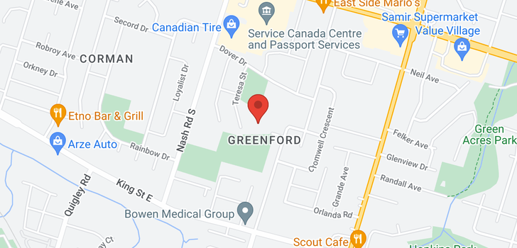 map of 22 -  10 GREENBROOK Drive